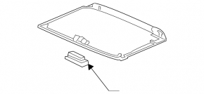Trapă cortină pentru Honda Civic XI FE/FL 22-26 gri