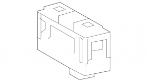 Кнопки переключения режимов Toyota Prius V 12-17