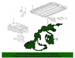 Cablu de înaltă tensiune pentru baterie Chevrolet Equinox EV 24-26