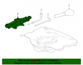 Домкрат Honda Accord 18-22