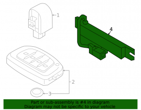 Антенна Keyless Kia Niro 23-26