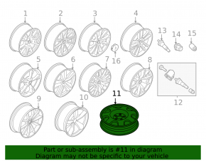 Запасное колесо Ford Mustang mk6 15-23 155\60 R18