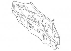 Panoul din spate al Mercedes CLA 14-19