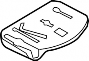 Spumă de polistiren pentru instrumentul Infiniti G25 G35 G37 4d 06-14
