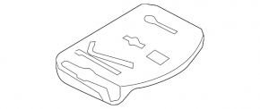 Пенопласт под инструмент Infiniti G25 G35 G37 4d 06-15