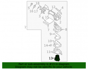 Motor ventilator încălzire Kia K5 21-24