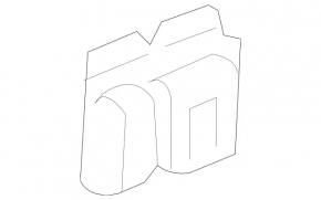 Mulaj prag fata dreapta Mercedes Clasa C W205 300/350e/350h/400 15-21 crom