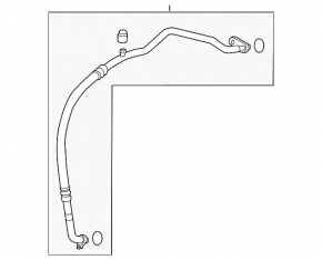 Teava aer conditionat compresor-incalzitor Mazda CX-5 17-
