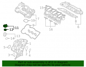 Крышка маслозаливной горловины Kia Sorento 16-20 2.0, 3.3
