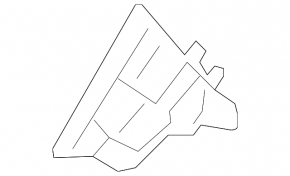 Deflectorul conductei de aer din panoul frontal central dreapta pentru Volvo XC90 16-22