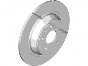 Placă de frână spate stânga Ford Fusion mk5 13-20