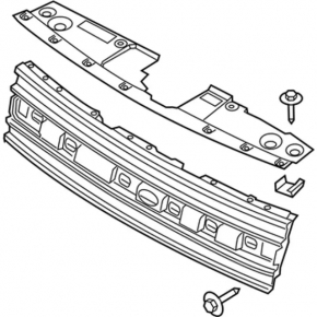 Молдинг решетки радиатора Ford Flex 13-19