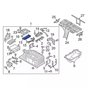 HYBRID BATTERY CONTROL MODULE Ford C-max MK2 13-17 Energi