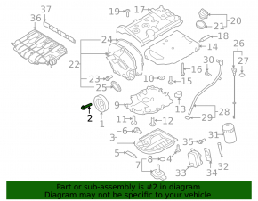 Болт шкива коленвала Audi A6 C7 12-18 2.0