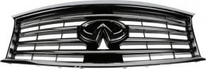 Решетка радиатора grill Infiniti JX35 QX60 13-15 дорест, с эмблемой