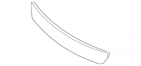 Нижняя решетка переднего бампера Mercedes W164 ML 08-11
