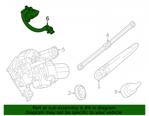 Duză spălător parbriz Mercedes X167 GLS 450 580 20-26