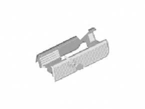 Husa glisanta scaun pasager, spate stanga Ford Fusion mk5 17-20 negru, structura