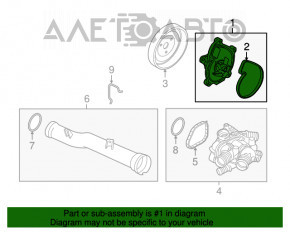 Помпа водяная Mini Cooper Countryman R60 10-16