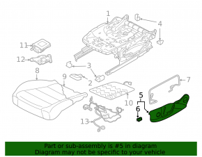 Ornamente scaun pasager dreapta VW Taos 22-25