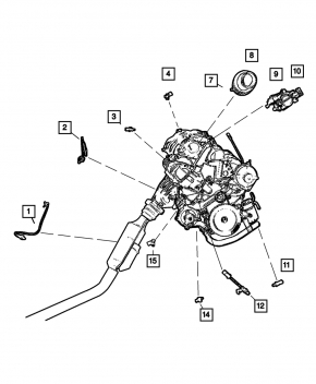 Map sensor Jeep Patriot 11-17