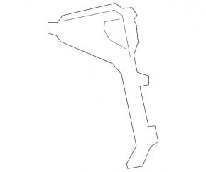 Обрамление птф правое Lexus RX350 RX450h 16-19