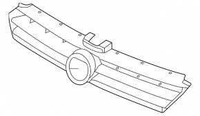 Grilă radiator VW Golf 18-19