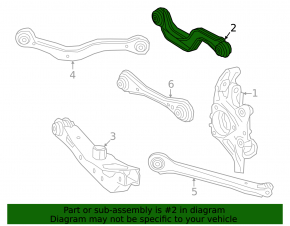 Braț de control transversal spate stânga sus Chevrolet Equinox EV 24-26