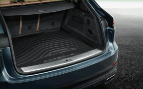 Коврик багажника (резина) Porsche Cayenne 19-23 черный