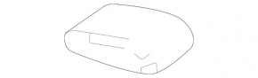 Подлокотник накладки центральной консоли Mercedes W167 GLE 350 450 20-26 кожа бежевая с хромом