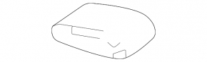 Подлокотник накладки центральной консоли Mercedes W167 GLE 350 450 20-26 кожа бежевая с хромом