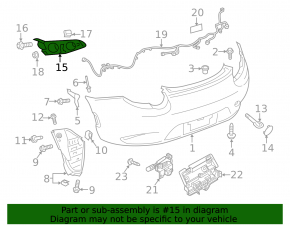 Suport bara spate stânga Mazda MX-5 16-25