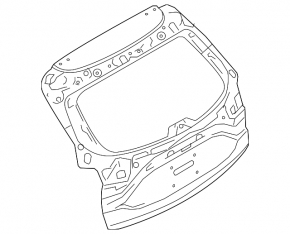 Дверь багажника голая Mazda CX-50 23-26