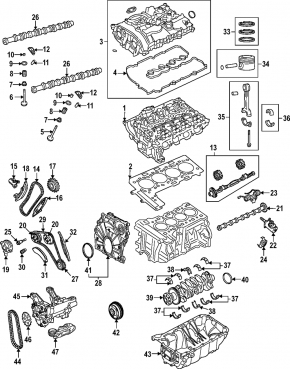 Коленвал BMW X1 F48 16-19 B46