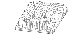 Блок ECU компьютер двигателя Chevrolet Malibu 13-14 hybrid