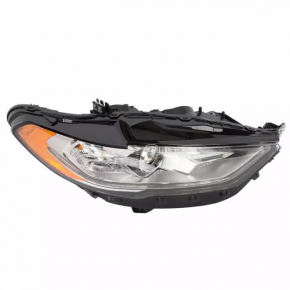 Фара передняя правая в сборе Ford Fusion mk5 17-20 галоген, с DRL