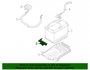 Крепление АКБ Kia EV6 22-26