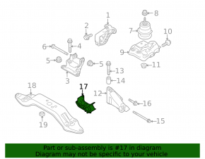Подушка кпп Subaru Outback 10-14 3.6
