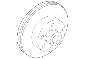 Диск тормозной задний левый Infiniti G25 G35 G37 4d 06-14 310/16мм