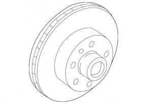 Диск тормозной задний левый Infiniti G25 G35 G37 4d 06-14 310/16мм