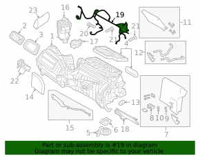Проводка печки BMW X3 G01 18-21