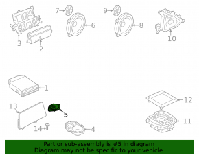 Tweeter în bordul BMW X3 G01 18-21