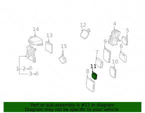COMPUTER, TIRE PRESSURE MONITOR Lexus CT200h 11-17