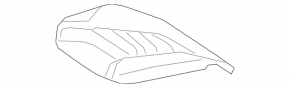Tapițerie scaun șofer Mercedes H247 GLA 20-26, piele neagră