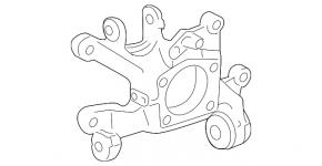 Цапфа задняя правая Toyota Rav4 06-12