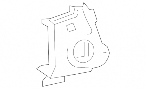 Накладка кнопки Start-Stop Lexus ES250 ES300h ES350 19-21 черная