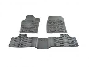 Set covorașe de cauciuc negru pentru Jeep Grand Cherokee WK2 16-22