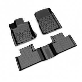 Set covorașe de cauciuc negru pentru Jeep Grand Cherokee WK2 16-22