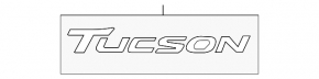 Inscripție emblemă Tucson hayon Hyundai Tucson 16-18 Dorest nou original
