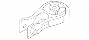 Подушка двигателя задняя Mazda CX-5 17-23 awd